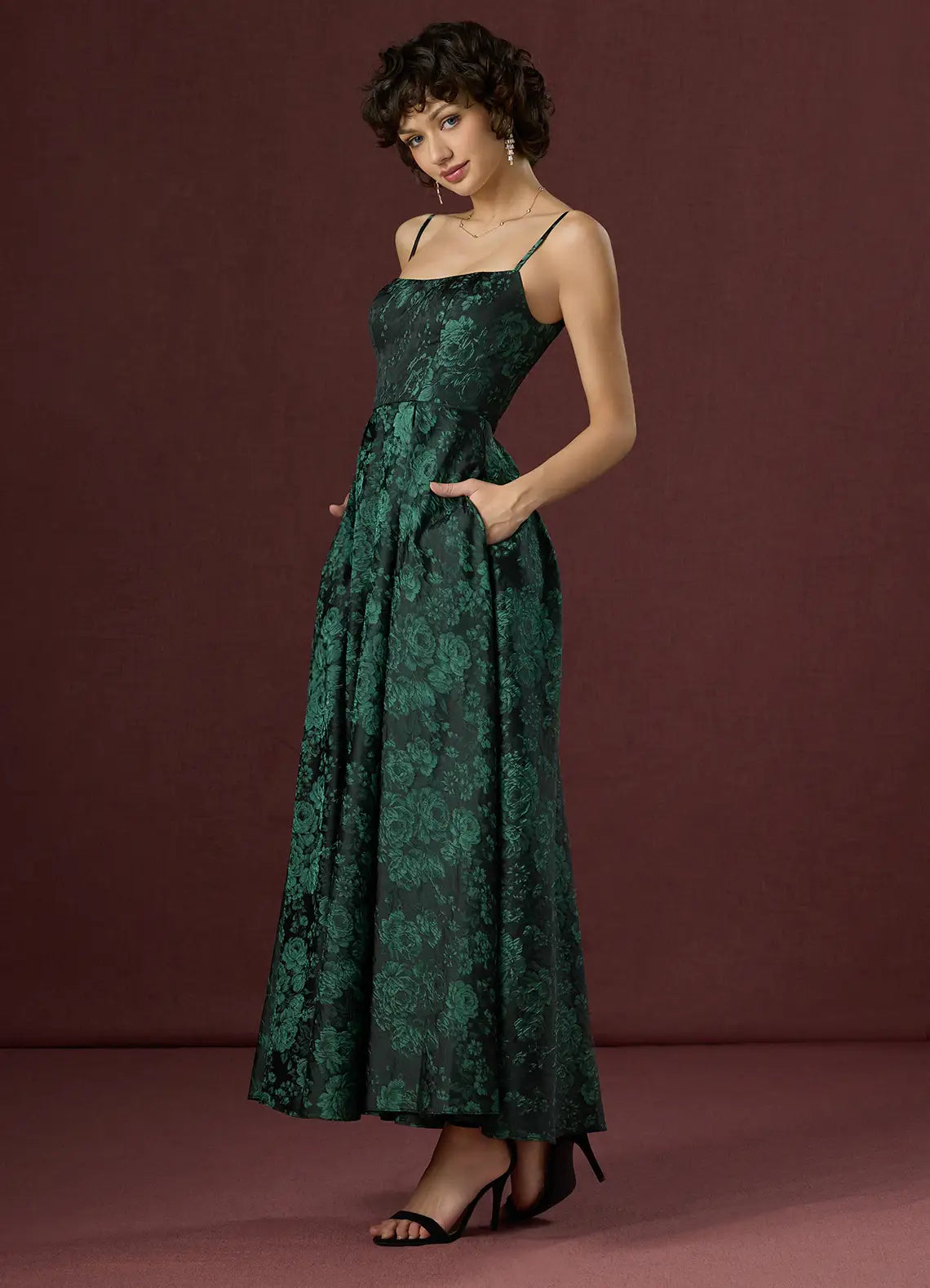 Wendy Black Emerald Maxi Dress